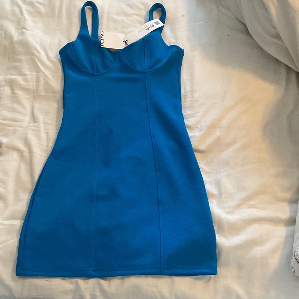 Zara Small Blue Dress